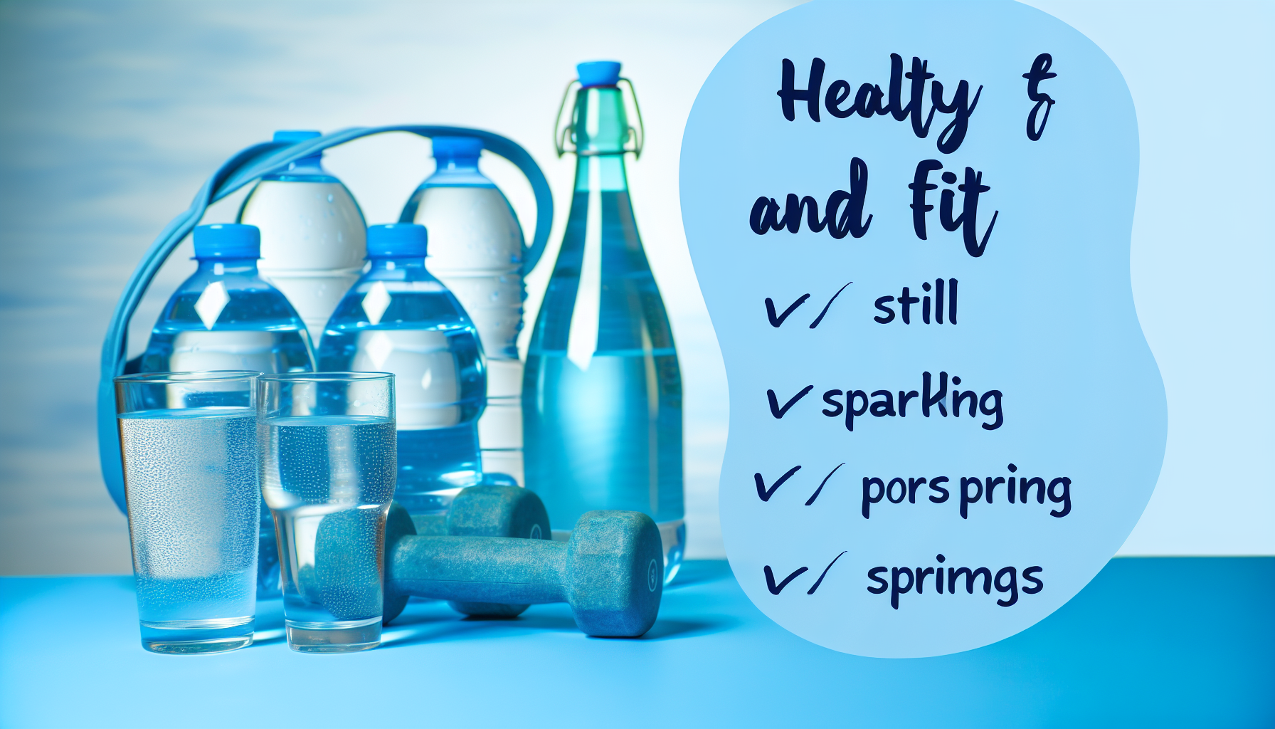 Gesund und Fit: Die Bedeutung von Wasser für unseren Körper. Verschiedene Arten von Trinkwasser: still, sprudelnd, Leitungswasser, Quellwasser usw. Überlegungen zu den besten Möglichkeiten und Zeiten, Wasser zu konsumieren, um eine optimale Hydration und gesundheitliche Vorteile zu erzielen.