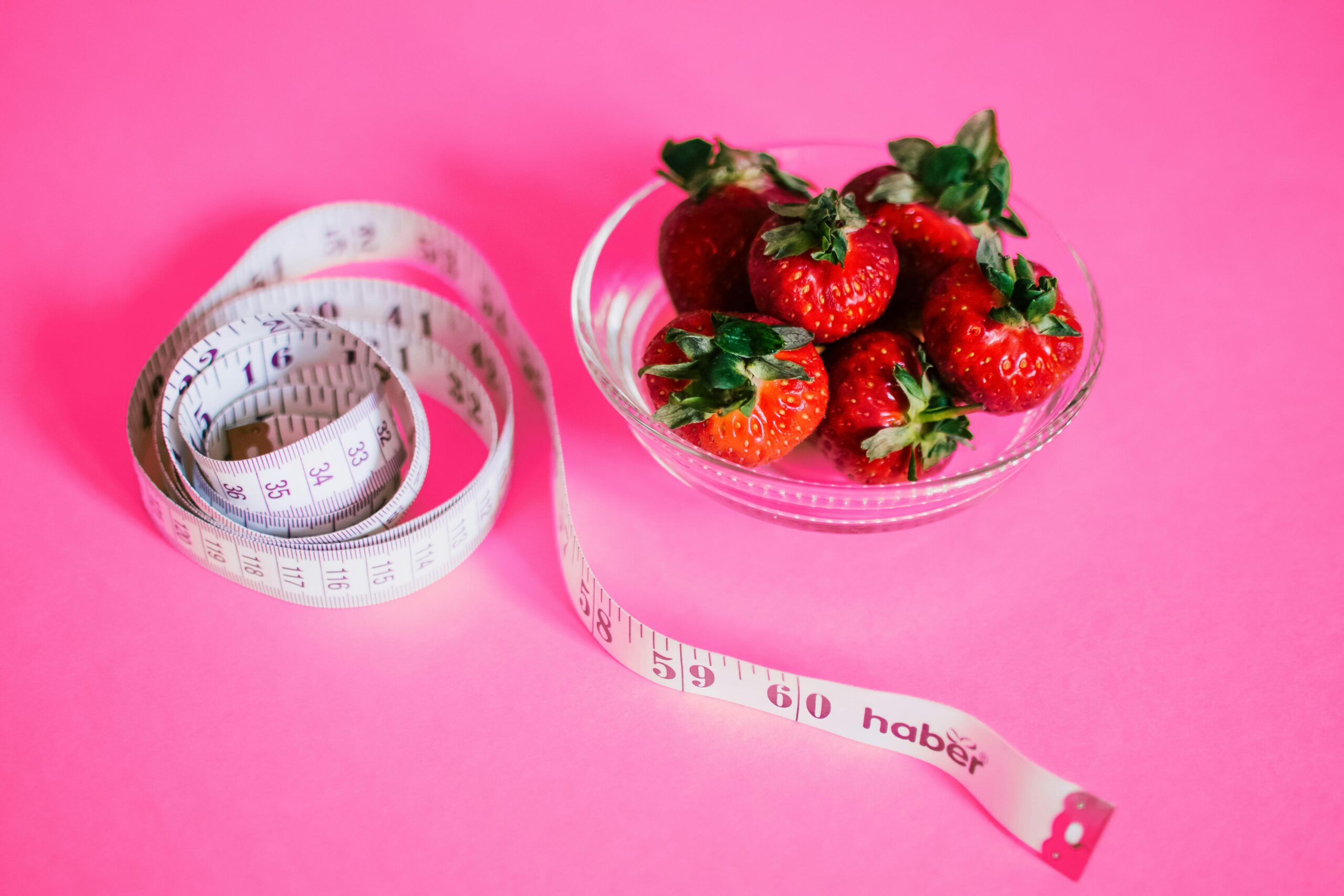 Erdbeeren Und Maßband